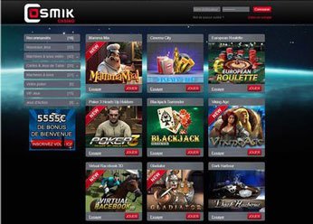 Cosmik casino jeux